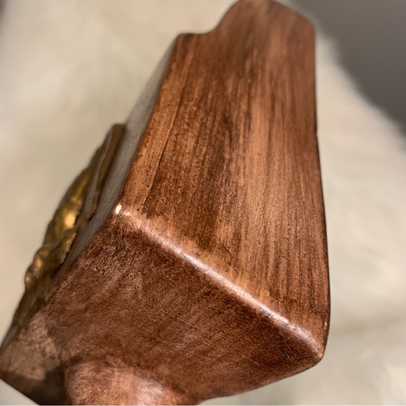 Vintage Ceramic Wall Mount 1972 Gold Eagle Pocket Mailbox Gold Eagle - Picture 10 of 15